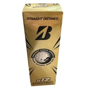 Bridgestone GOLF Package of 3 e12 Contact Golf Balls Straight Distance